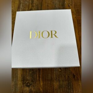 Dior White Box with Gold Logo
